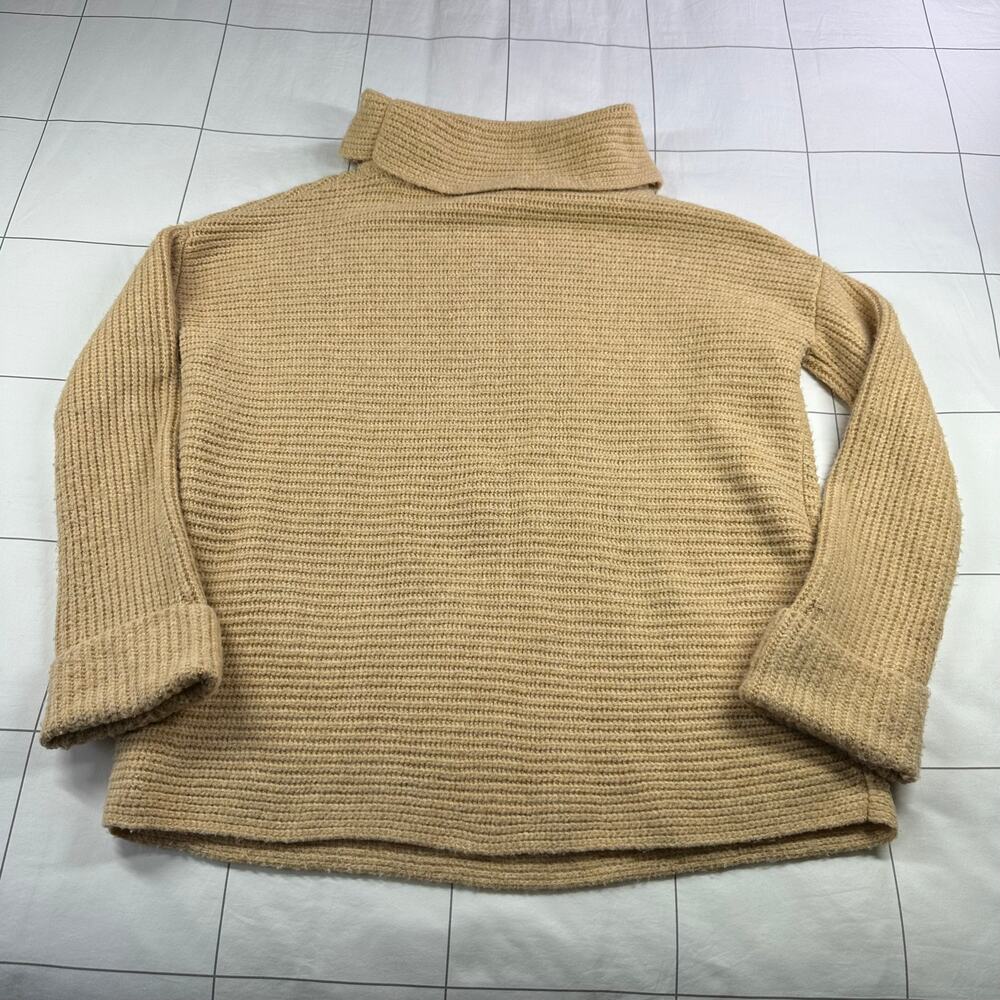 Anthropologie Pilcro Sweater Womens XS Tan Cowl Neck Pullover Oversized Boho - Picture 3 of 8